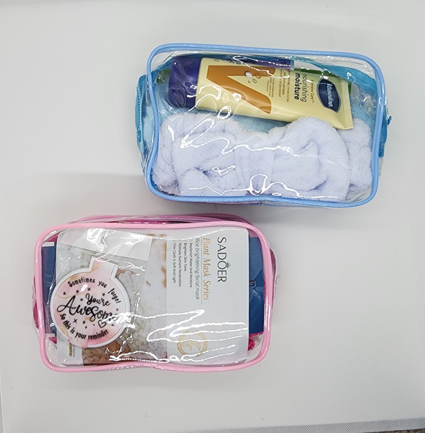 Pure Radiance spa kit-pink