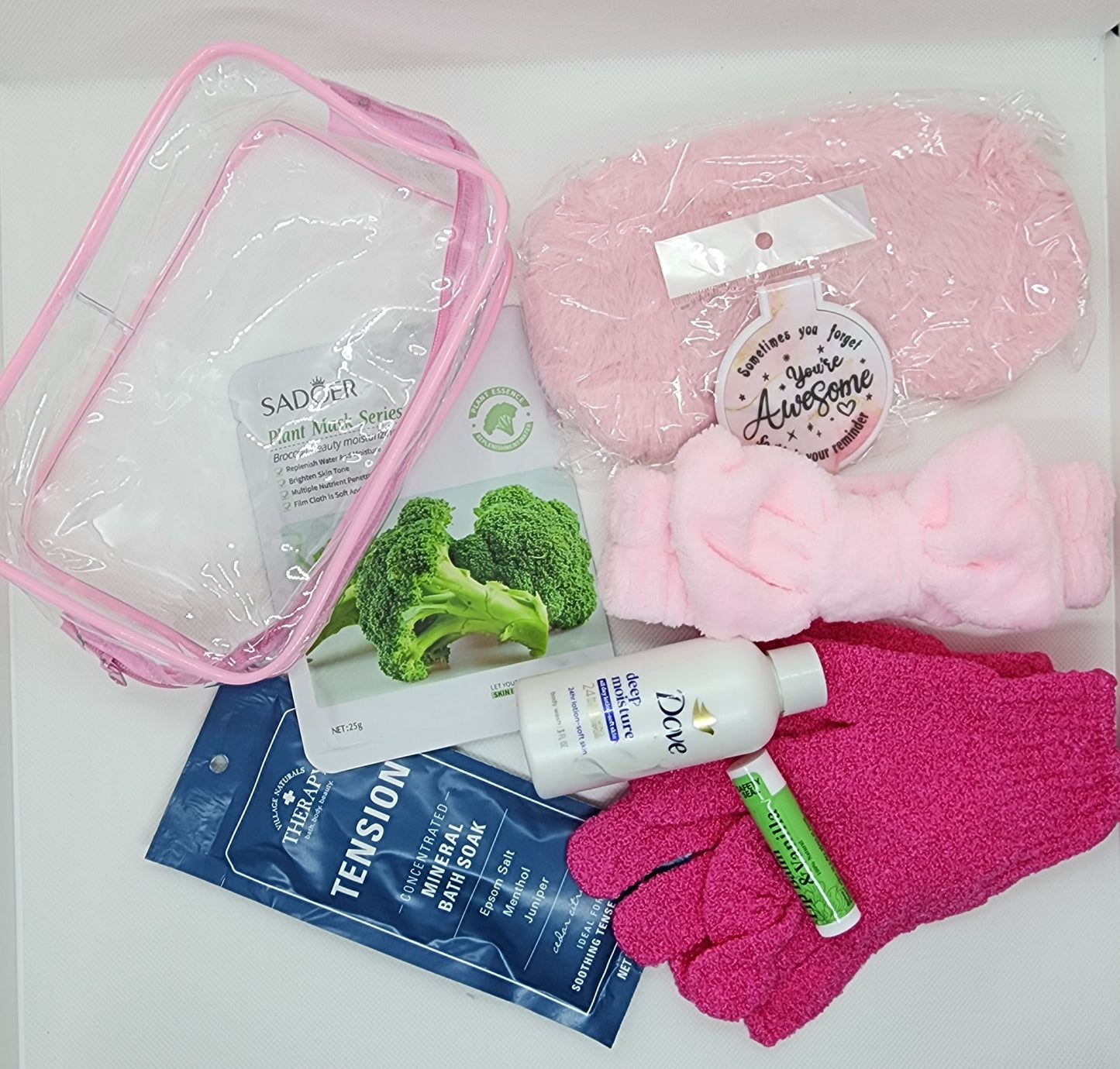 Deluxe self-care essentials- pink