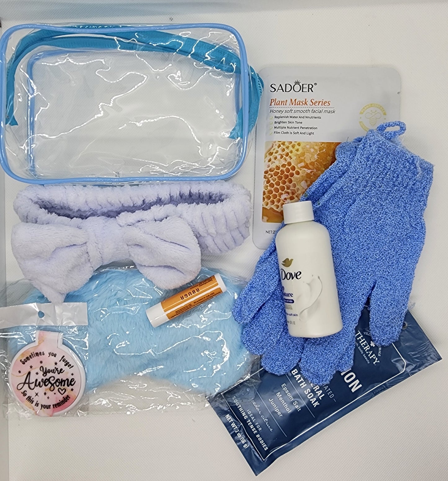 Deluxe self-care essentials- blue
