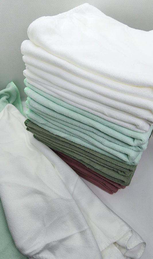 4-pc microfiber face towel